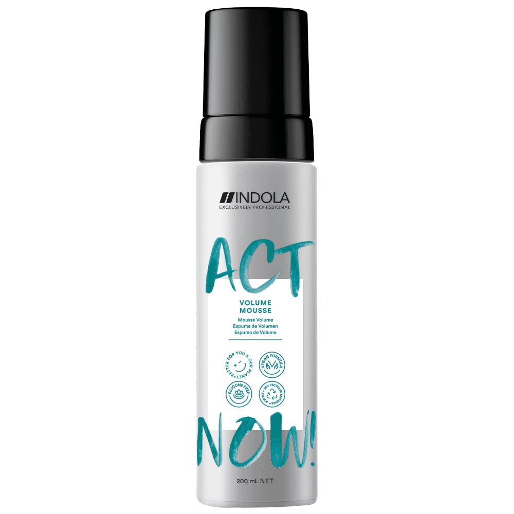 indola-act-now-volume-mousse-200ml-p29093-74094_image INDOLA Act Now Volume Mousse 200ml - Image 1