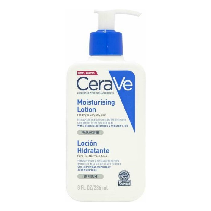 CeraVe Moisturizing Lotion For Dry To Very Dry Skin With Hyaluronic Acid 236ml