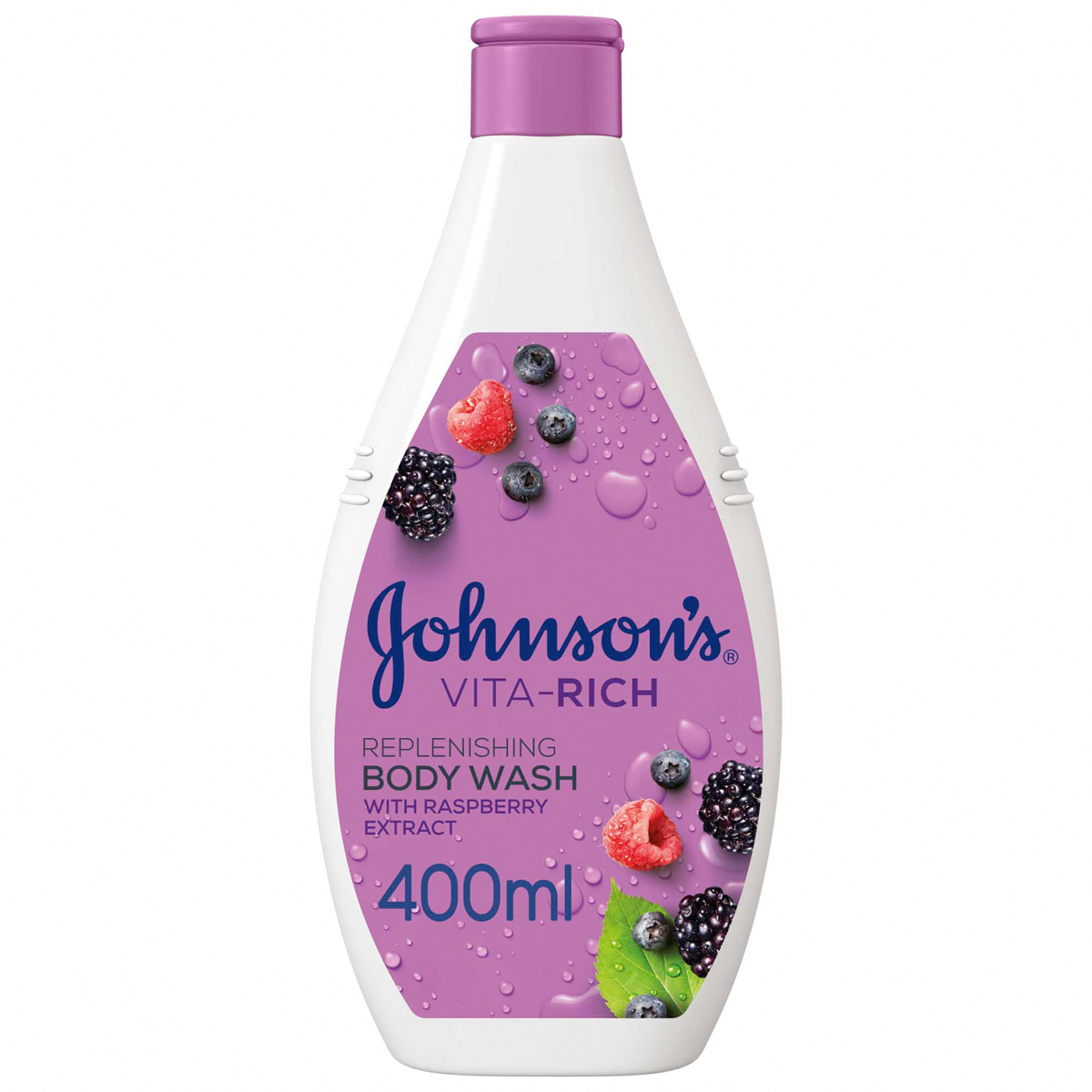 3574661093697-1200Wx1200H-001 Johnson & Johnson Body Wash Raspberry - Image 1