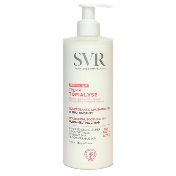 SVR - Topialyse crème nourrissante apaisante 48h 400ml