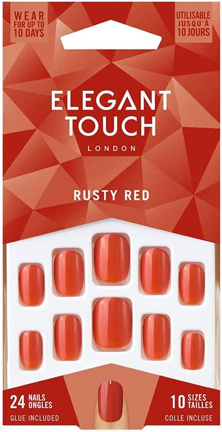 Elegant Touch Nails Rusty Red