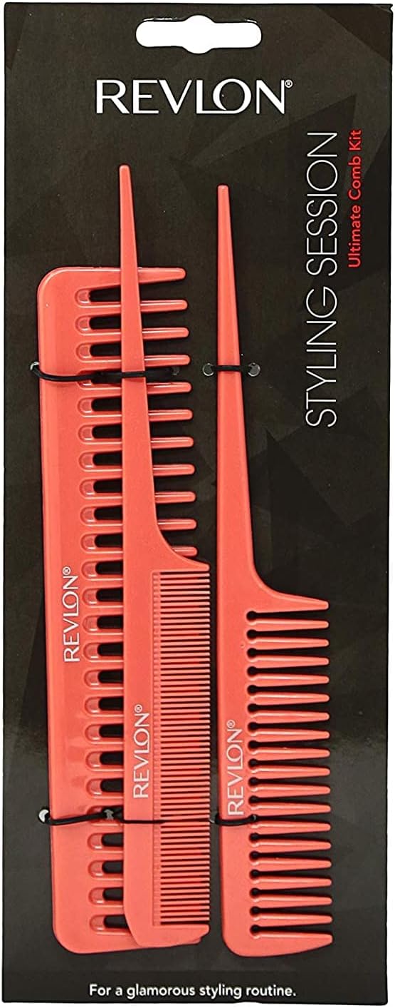 REVLON BCA Styling Session Ultimate Hair Comb Set of 3 Pieces