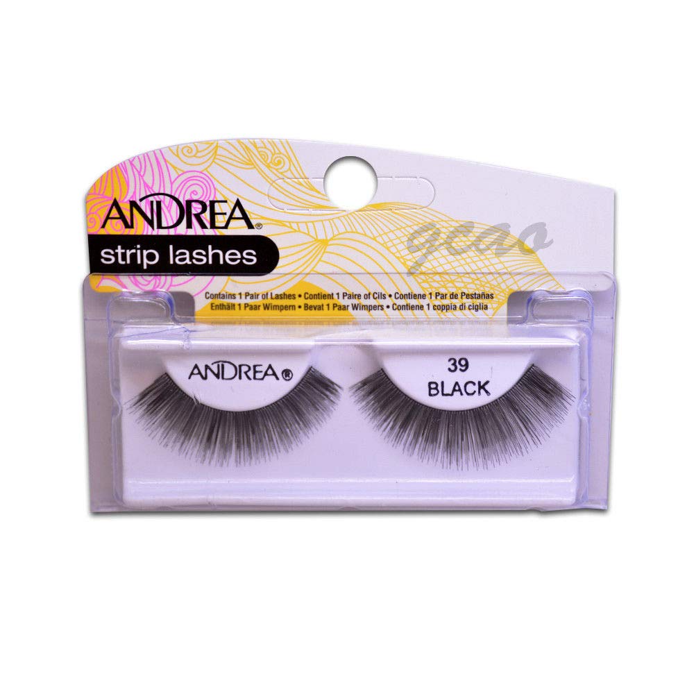 Andrea Lashes Strip Style 39 Black