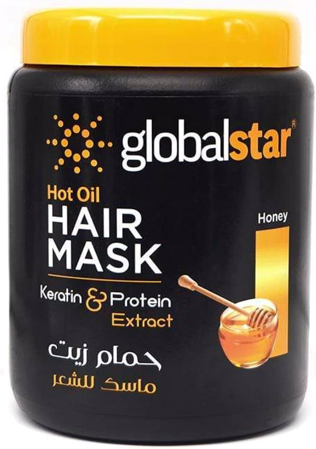 Global Star Honey Keratin And Protein Extract Hot Oil Hair Mask