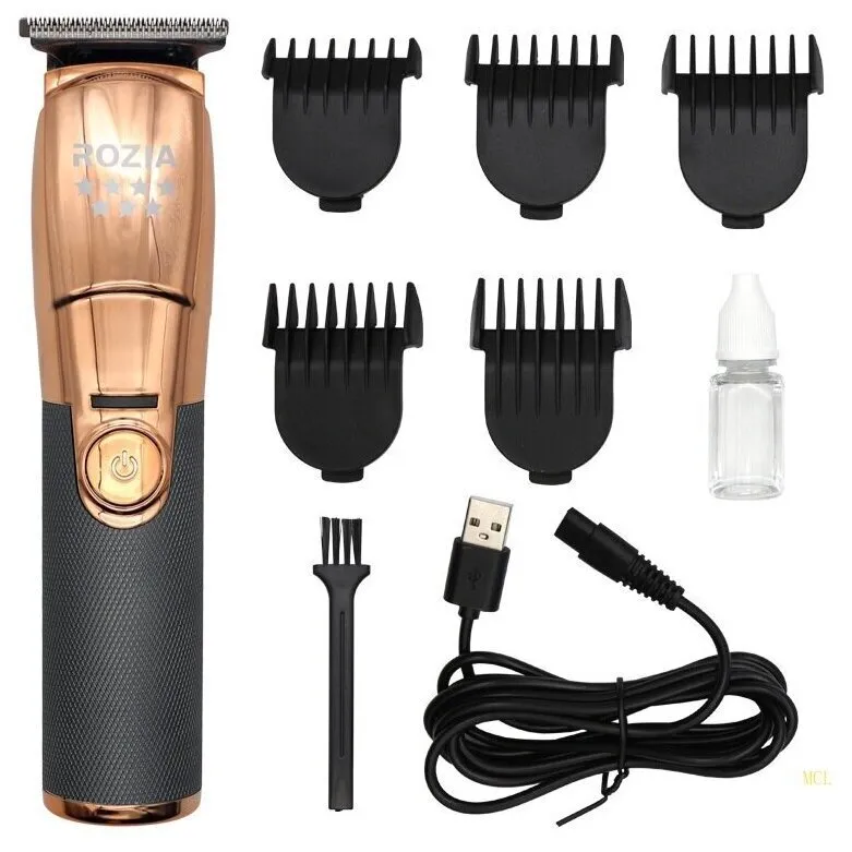 Professional hair trimmer Rozia HQ287, beard and mustache trimmer, bronze