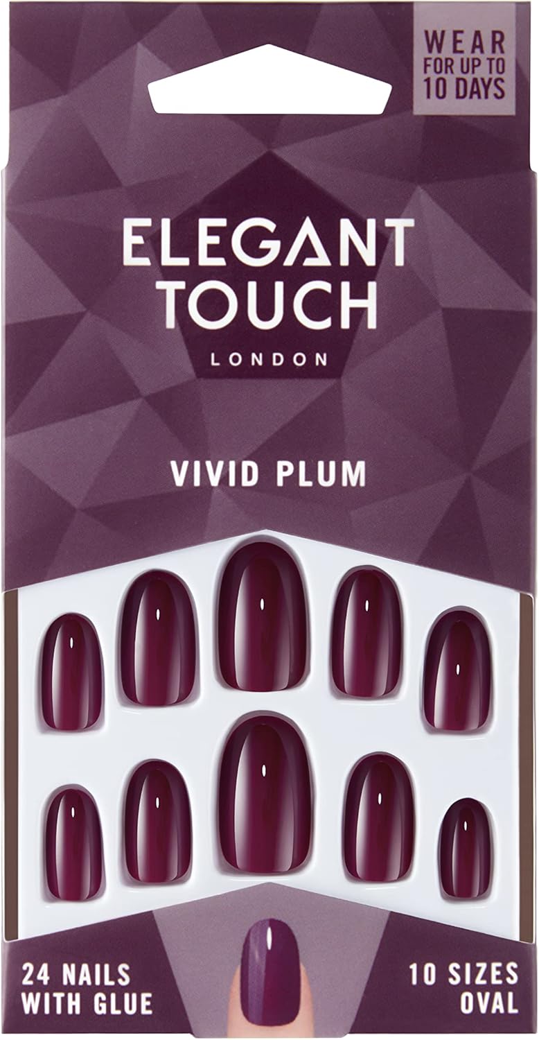 Elegant Touch Core Colour Nails Vivid Plum