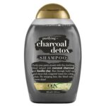 OGX Purifying + Charcoal Detox Shampoo for Buildup Removal and Light Nourishment, No Sulfates, 13 fl oz