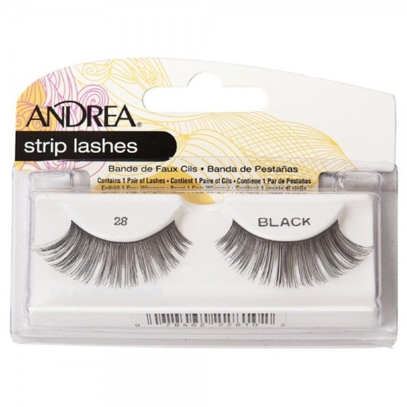 Andrea Strip Lashes 28 Black Eyelashes