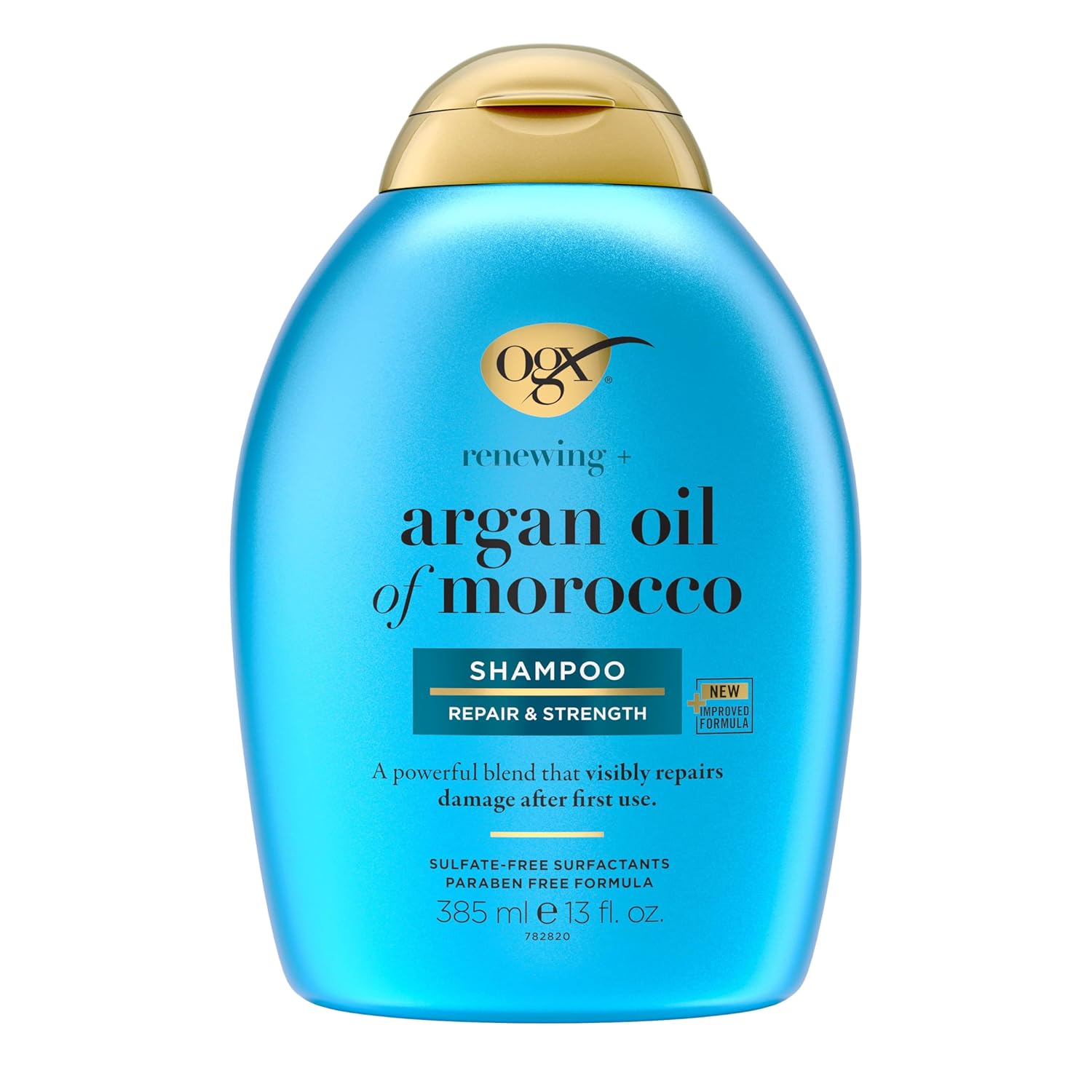 OGX  Argan Oil of Morocco Shampoo, 13 fl. Oz - Hydrating, Moisturizing & Damage Repairing Shampoo for Dry, Damaged Hair, Paraben & Sulfate Free Surfactants