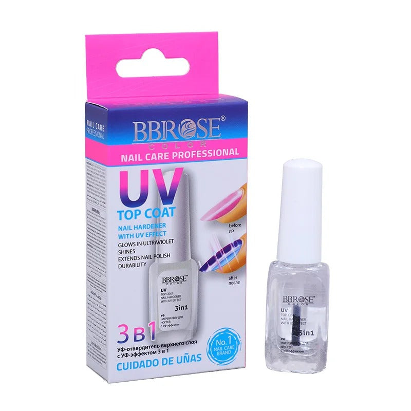 BBROSE NAIL HARDENER WITH UV EFFECT