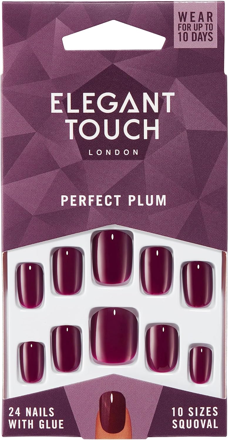 Elegant Touch Core Colour Nails Perfect Plum
