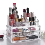 Acrylic Cosmetic and Jewellery Organizer Storage Holder with 3 Drawer - Image 2