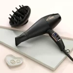 Babyliss Digital Dryer 2200W Super Ionic Diffuser Frizz Control 3 Heat 2 Speed Cool Shot Titanium Ceramic Slim Nozzle - D665SDE - Image 4