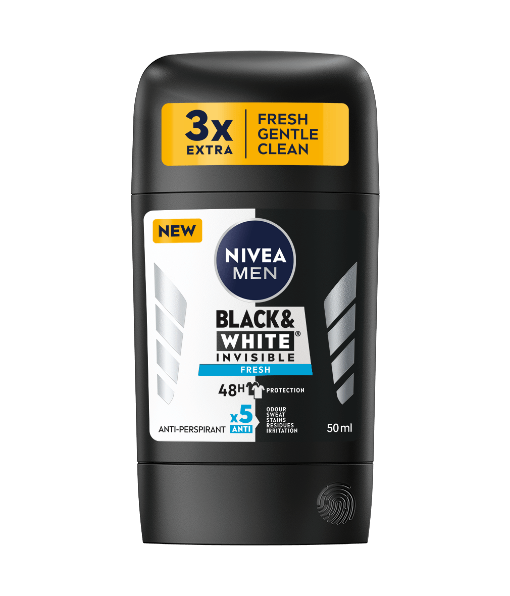 NIVEA NEW STICK BLACK WHITE FRESH STICK DEODORANT 50 ML
