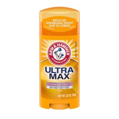 Arm & Hammer Ultramax Deodorant Antiperspirant Invisible Solid Powder Fresh 2.6 Oz