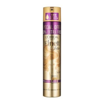 Loreal Elnett Satin Precious Oil Hair Spray Purple