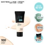 Maybelline - Fit Me Liquid Foundation Matte &amp Poreless - 100 Warm Ivory