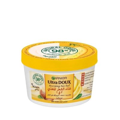 Shop Ultra Doux 3 In 1 Hair Food Banana &amp Shea - 390 Ml From Garnier