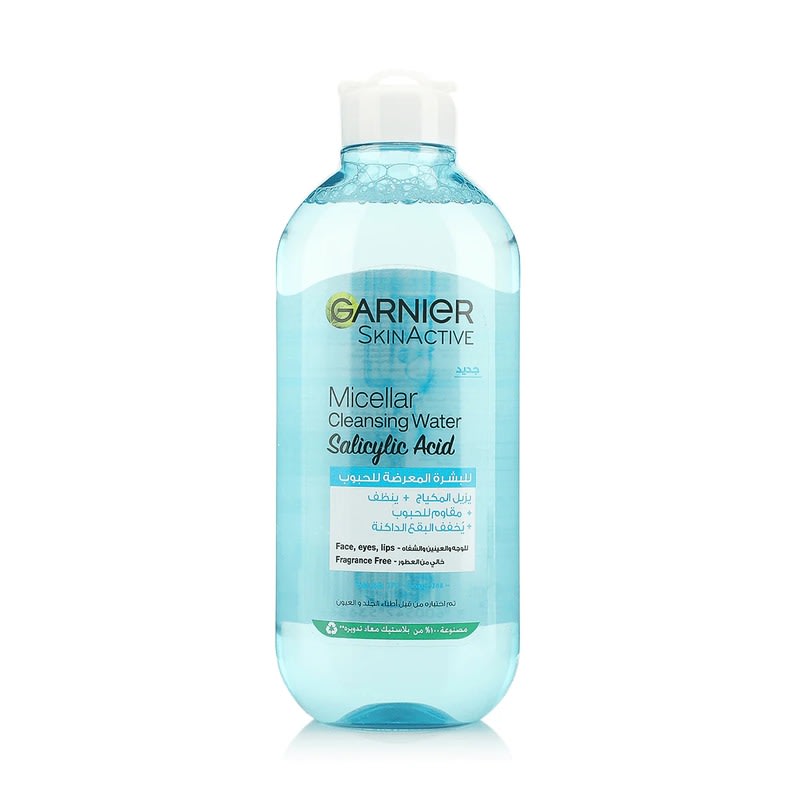 Garnier Skinactive Micellar Cleansing Water With Salicylic Acid - 400ml Garnier Skinactive Micellar Cleansing Water With Salicylic Acid - 400ml