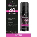 Schwarzkopf Root Retoucher Beyazları Anında Kapatan Sprey Boya Siyah 120 ML