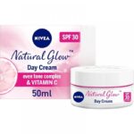 NIVEA Face Cream Day Moisturizer Natural Glow Even Skin Tone SPF30 50ml -