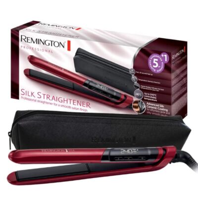 Remington Silk Straightener 110 Mm Red Black