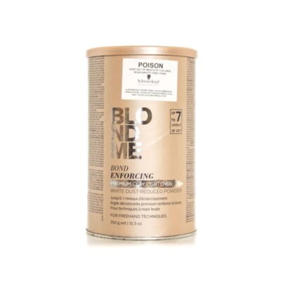 SCHWARZKOPF BLONDME BOND ENFORCING PREMIUM CLAY LIGHTENER 7 350G