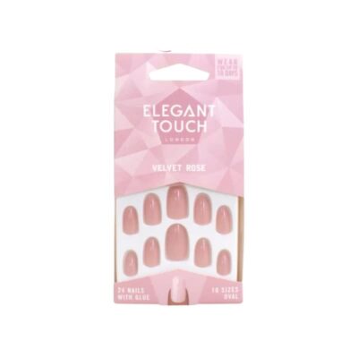 Elegant Touch Velvet Rose Nails