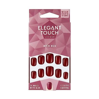 Elegant Touch Core Colour Nails Rich Red