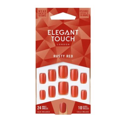 Elegant Touch Rusty Red Nails