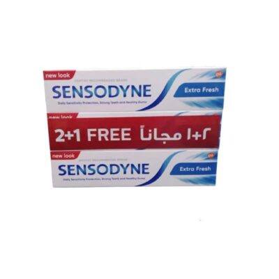 Sensodyne Extra Fresh 3 50ml 2 1 Free Offer for Sensitive Teeth