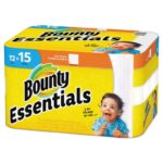Bounty Essentials Paper Towels 50 Sheets Roll 12 Rolls Carton - PGC75719