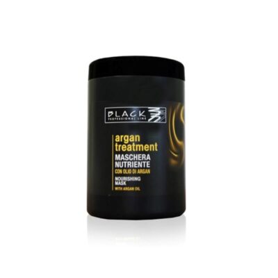 Black Hair Mask with Keratin and Argan Oil