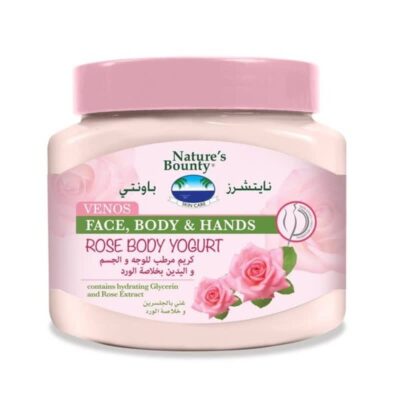 NATURES BOUNTY FACE BODY HANDS ROSE BODY YOGURT 560ML