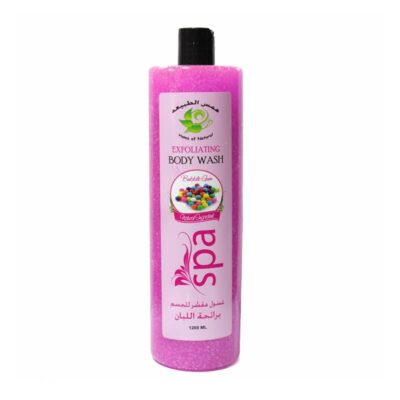 Body soap with a banana flavor