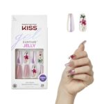 KISS Jelly Fantasy Sculpted Ready-To-Wear Fake Nails - Jelly Cookie Flowery ...