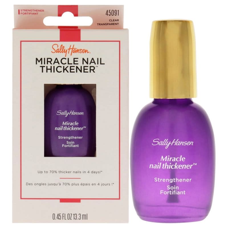 Sally Hansen Miracle Nail Thickener Nail Strengthener Includes Calcium and Ceramic Gel Formula Sally Hansen Miracle Nail Thickener Nail Strengthener Includes Calcium and Ceramic Gel Formula