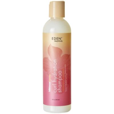 EDEN BodyWorks Hibiscus Honey Curl Hydration Shampoo 8 oz Glently Cleanse Moisturize Nourish & Soften Hair