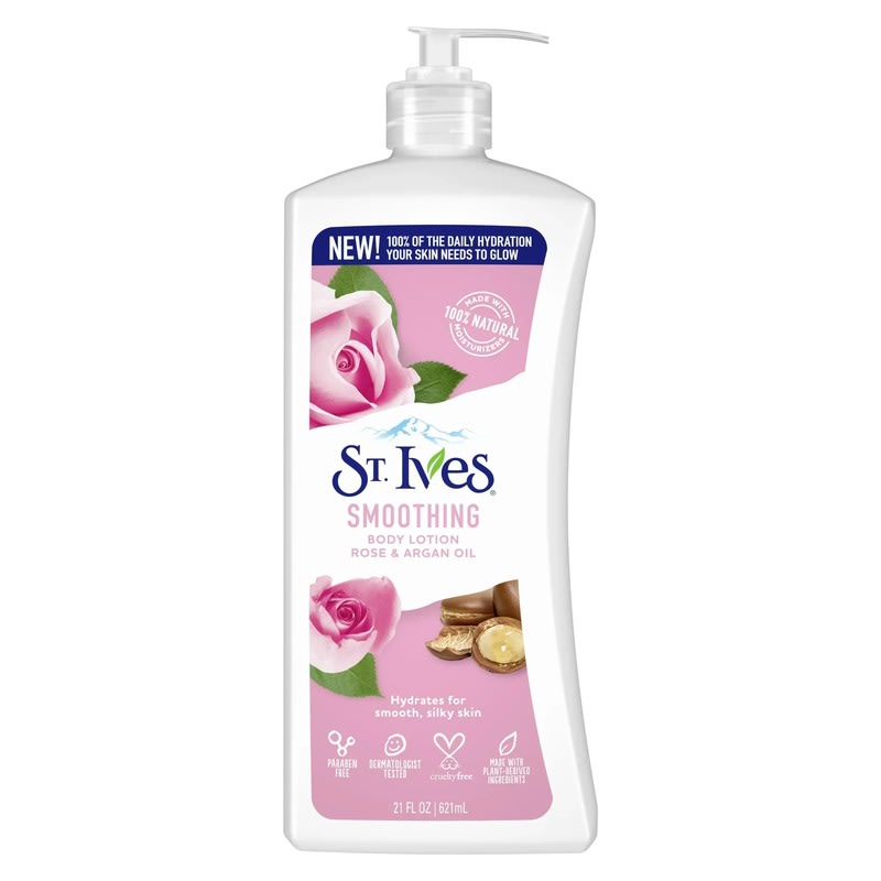 St.Ives - Smoothing Rose & Argan Oil Body Lotion - 621ml St.Ives - Smoothing Rose & Argan Oil Body Lotion - 621ml