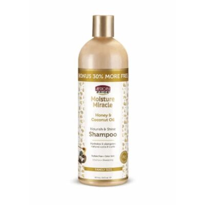 African Pride Moisture Miracle Honey &amp Coconut Oil Nourish &amp Shine Shampoo