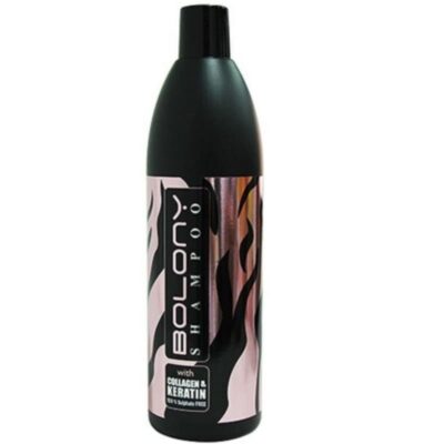 Shampoo without sulfate Bolony model Collagen and Keratin for round hair cones.