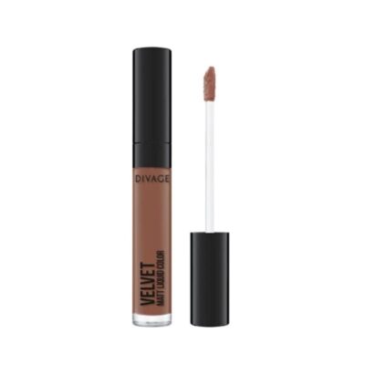 Divage Lip Gloss Velvet Matt Liquid Color No - 09 - Almond