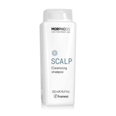 Framesi Morphosis Scalp Cleansing Shampoo 8.4 fl oz Cleanses Hair and Scalp Clarifying Removes Buildup Natural Ingredients Color Safe
