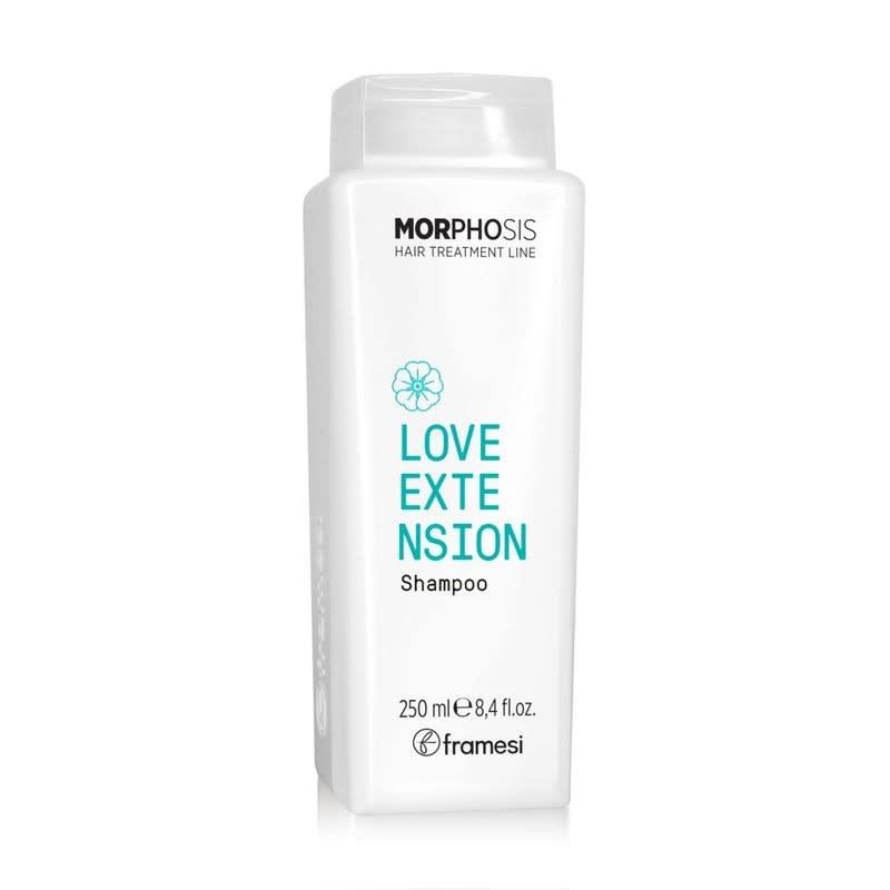 FRAMESI Morphosis Love Extension Shampoo 8.4 fl oz Shampoo for Hair Extensions and Wigs Natural Ingredients Gently Cleanses and Hydrates Color Safe FRAMESI Morphosis Love Extension Shampoo 8.4 fl oz Shampoo for Hair Extensions and Wigs Natural Ingredients Gently Cleanses and Hydrates Color Safe