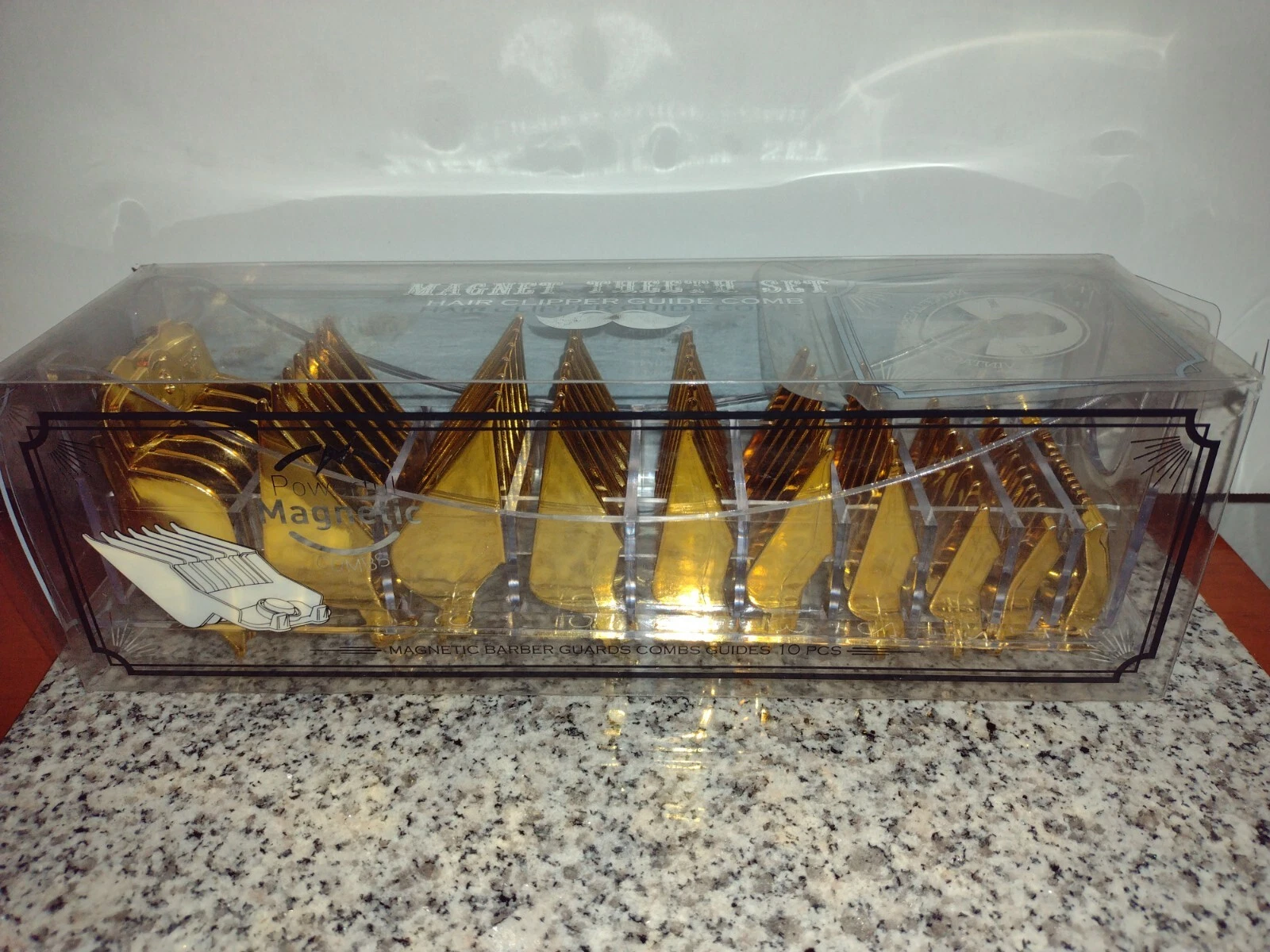 10 Piece Magnetic Hair Clipper Guide Comb