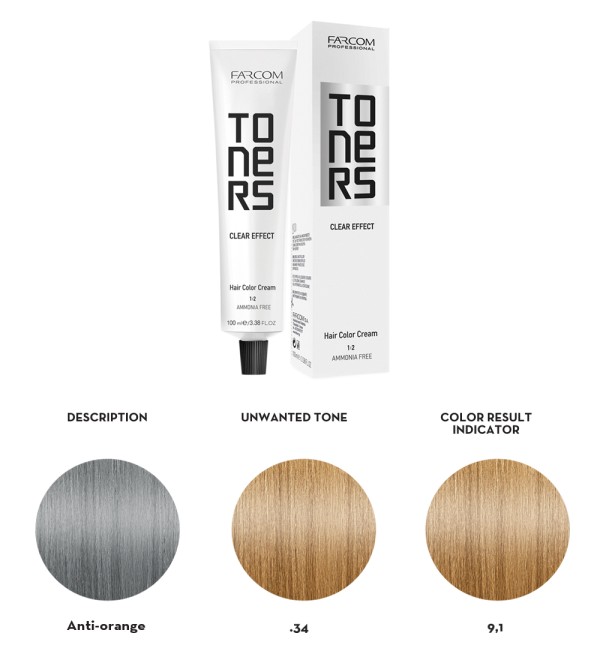 FARCOM PROFESSIONAL TONER ANTI-ORANGE 100ML