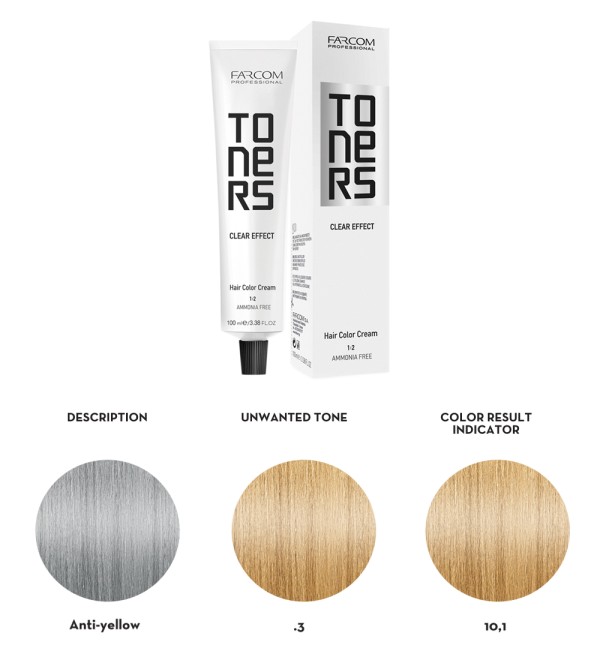 FARCOM PROFESSIONAL TONER ANTI-YELLOW 100ML