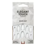 Elegant Touch False Nails Stiletto Medium Length - White-Out
