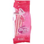 Gillette Blue 2 Plus Women& 39 s Disposable Razors - 5Pcs