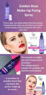 Golden Rose Make-Up Fixing Spray 120ml - Image 3